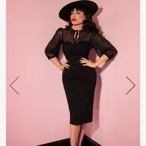 NWT FRENCHIE WIGGLE DRESS IN BLACK - VIXEN BY MICHELINE PITT in XL